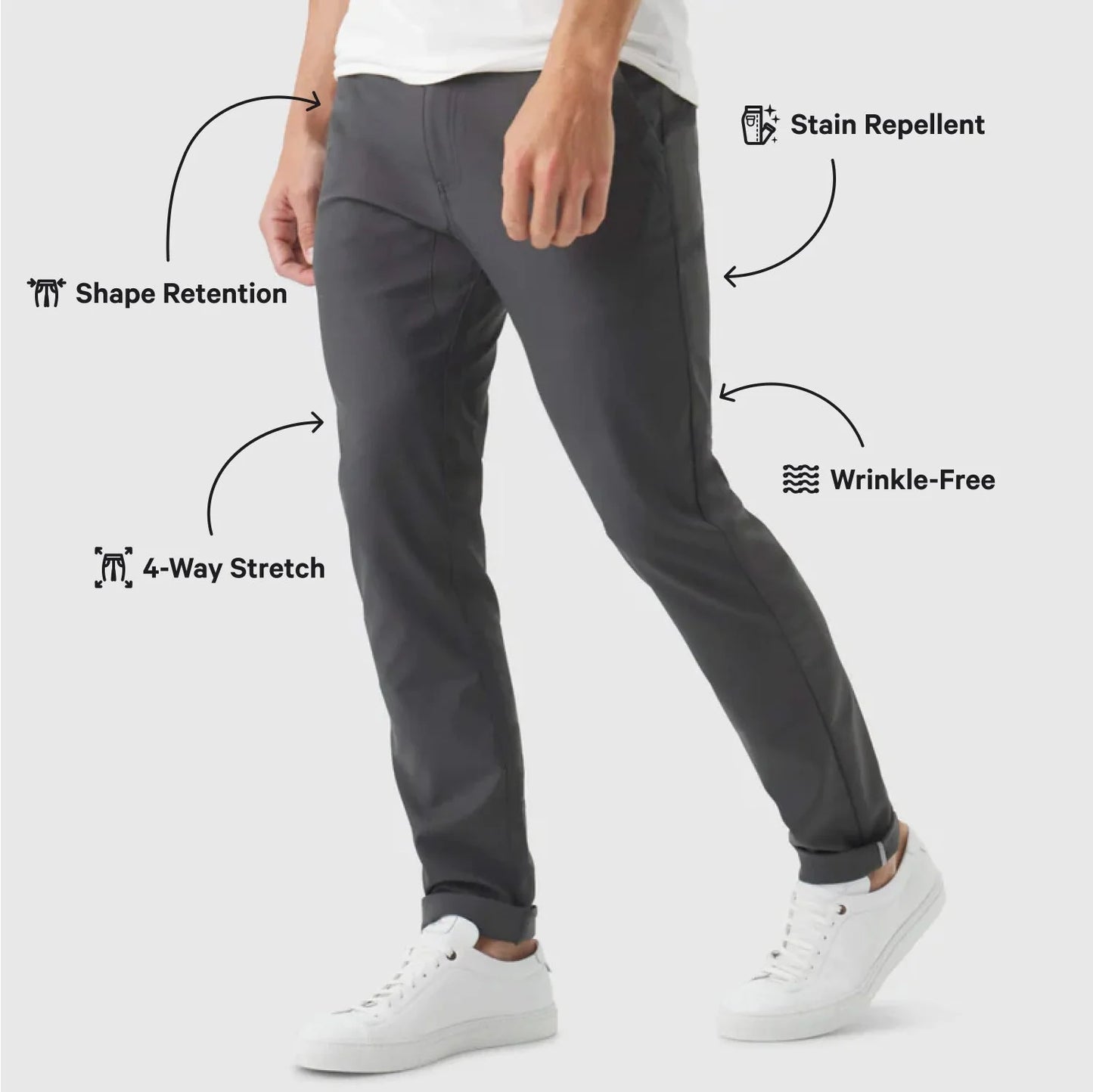 Classic Men's Trousers FlexTech™