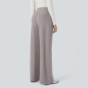 High-Waisted Body Sculpt Wide-Leg Work Pants