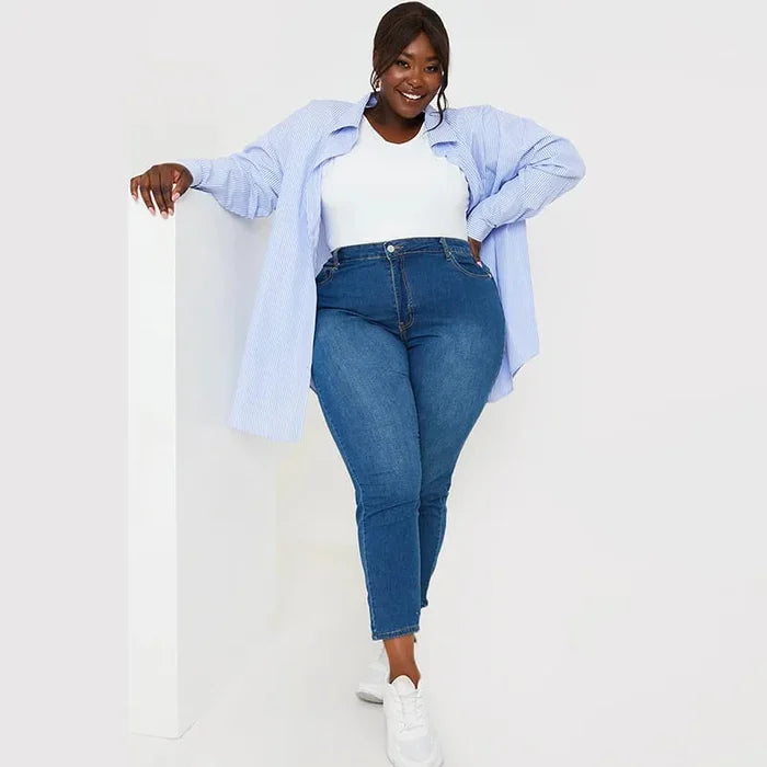 Shapewear Jeans with belly