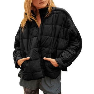 Lightweight Quilted Puffer Jacket with Pockets