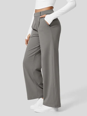 High-Waisted Body Sculpt Wide-Leg Work Pants