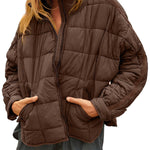 Lightweight Quilted Puffer Jacket with Pockets