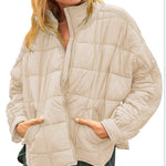 Lightweight Quilted Puffer Jacket with Pockets