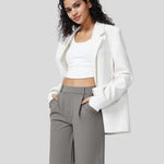 High-Waisted Body Sculpt Wide-Leg Work Pants