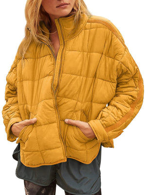 Lightweight Quilted Puffer Jacket with Pockets