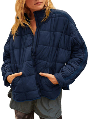 Lightweight Quilted Puffer Jacket with Pockets