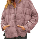 Lightweight Quilted Puffer Jacket with Pockets