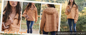 Oversized Hooded Puffer Jacket