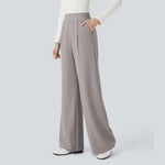 High-Waisted Body Sculpt Wide-Leg Work Pants