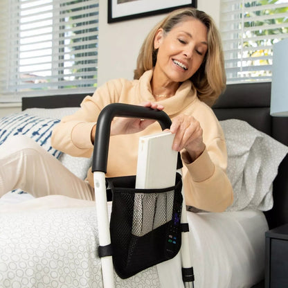 Bedside Assist Rail - Adjustable Height & Non-Slip Handle